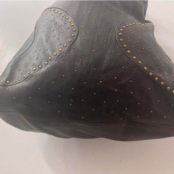 Vintage Abro brown leather crossbody bag with top handle - Picture 15 of 16